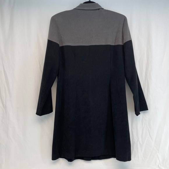 Jessica Petites Collared Blazer Jacket Black Grey Women’s Size 10P - Picture 9 of 14